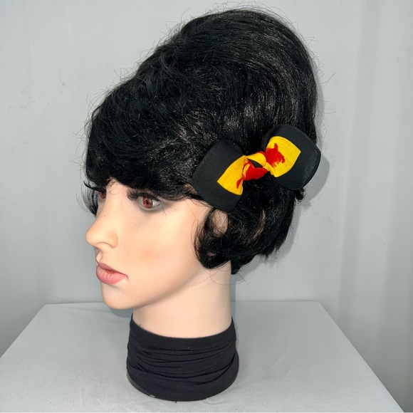 Flames Graphic Bandana Knotted Hair Bow - Picture 6 of 11